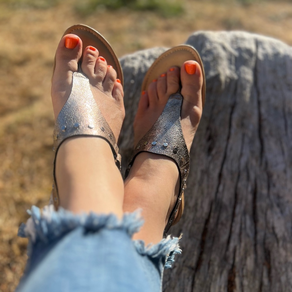Bronze VanELi T-Strap Sandal